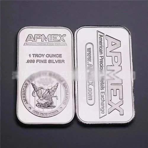 APMEX-1 oz Silver Bar .999 Fine Sealed American Precious Metals-USA*