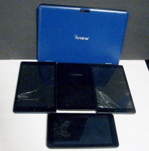 Lot Bundle of 4 Tablets & Laptop tablet -For Parts, Scrap or Gold Recovery