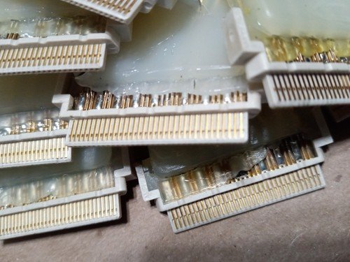 80 Pcs. High Grade Gold Recovery Telecom Connectors Pins Older Cisco Network