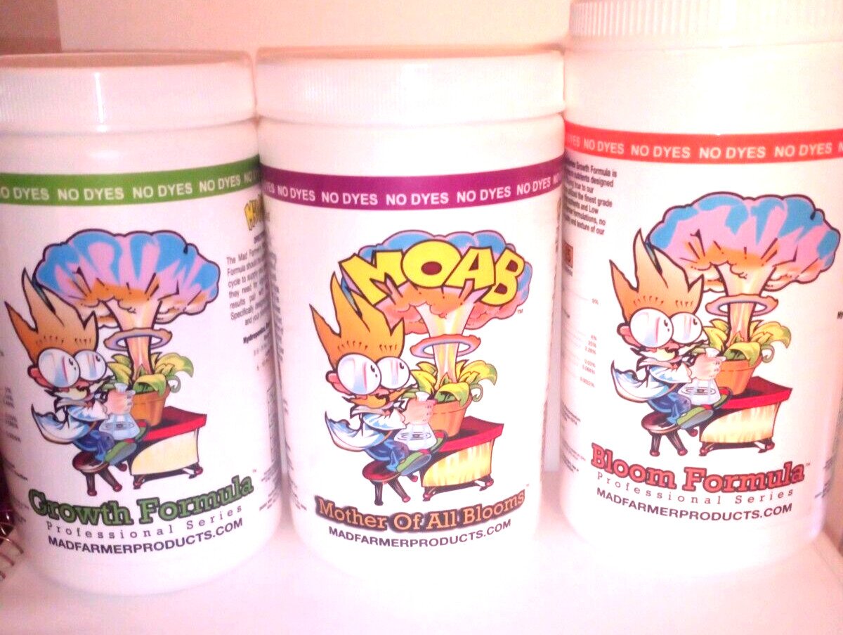 MAD FARMER Professional Series - Grow, Bloom & Mother of All Bloom - CONCENTRATE