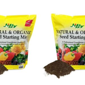 Natural Organic Seed Starter Mix Garden Soil for Plants 12 Quart 2 Pack