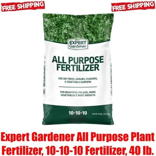 Expert Gardener All Purpose Plant Fertilizer, 10-10-10 Fertilizer, 40 lb.