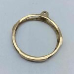 5.1g Vintage 12K Yellow Gold Precious Metal Scrap Jewelry Mounting Component