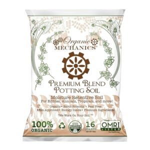 Potting Mix Soil 25 Qt. for Container Plants, Flowers, Vegetables, Shrubs, Feeds