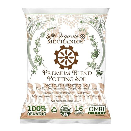 Potting Mix Soil 25 Qt. for Container Plants, Flowers, Vegetables, Shrubs, Feeds