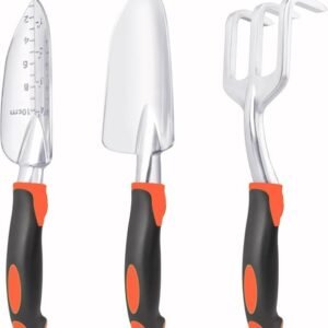 Garden Tools Set, 3 Pack Heavy Duty Gardening Tools Set Include Garden