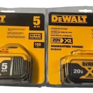 2 Packs New DEWALT DCB205 20V Max XR 5.0Ah Lithium-Ion Battery for Tools US
