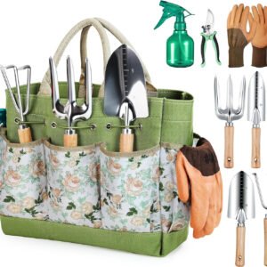 Gardening Tools 9-Piece Heavy Duty Garden Hand Tools with Fashion and Durable Ga