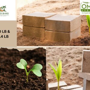 10LB/1.4LB CocoCoir Brick Coconut Fiber Potting Soil Plant Organic Growing Media
