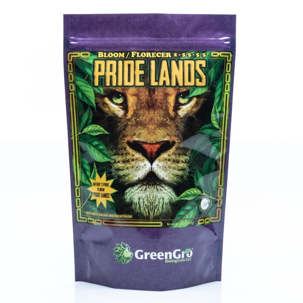 Pride Lands Bloom 2-5.5-5.5 All-Natural Fertilizer 5 lbs by GreenGro Biologicals