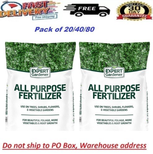 All Purpose Plant Fertilizer 10-10-10 NPK Lawn Food 20/40/80 lb