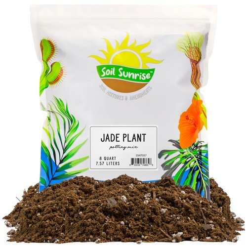Jade Plant Potting Soil Mix 8QT, Hand Blended Amendment for Jade Succulents