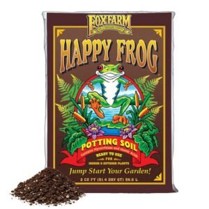 FoxFarm Happy Frog Ready to Use Potting Soil for Indoor and Outdoor Use, 2cu ft