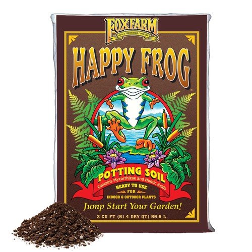 FoxFarm Happy Frog Ready to Use Potting Soil for Indoor and Outdoor Use, 2cu ft