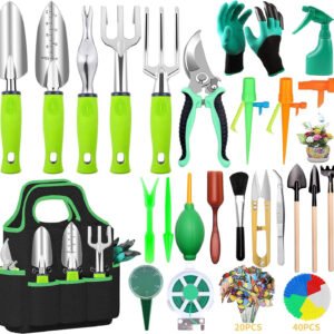 84 PCS Garden Tools Set,10Pcs Succulent Tools Set Included 6Pcs Large Heavy Duty