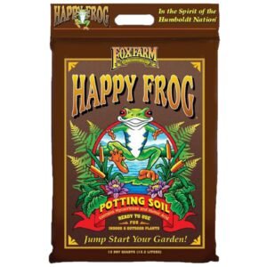 FoxFarm Happy Frog Ready to Use Potting Soil for Indoor and Outdoor Use, 12qt