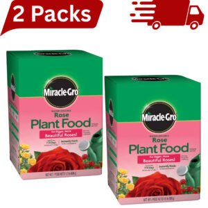 Miracle-Gro Water Soluble Powder Rose Plant Food Instantly Feeds 1.5 lb