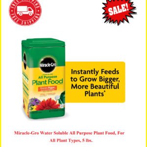 Water Soluble All Purpose Plant Food, For All Plant Types 5 lbs/7.5 lbs