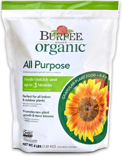 4 lb Organic Plant Food – Granular Fertilizer for Vegetables, Flowers & Seeds