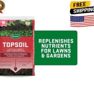 Scotts Premium Topsoil, Lawn and Garden Soil Conditioner, With Peat Moss, 0.75 c