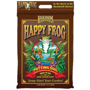 FoxFarm Happy Frog Ready to Use Potting Soil for Indoor and Outdoor Use, 12qt
