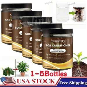 1/5Bottles Soil Activators,Organic Activators and Plant Fertilizers,Garden ~ HOT