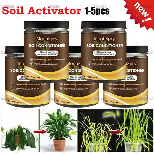 1-5PCS Soil Activator - Soil Conditioner Plant and Flower Fertilizer 120g NEW US