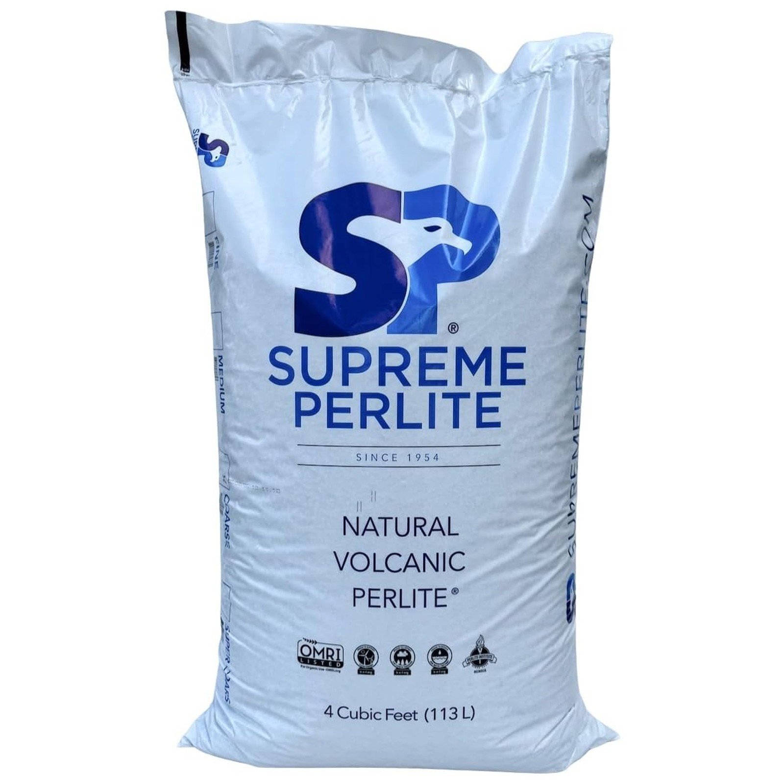 Supreme Perlite Coarse Horticultural Perlite for Soil and Plants, 4 Cu Ft Bag