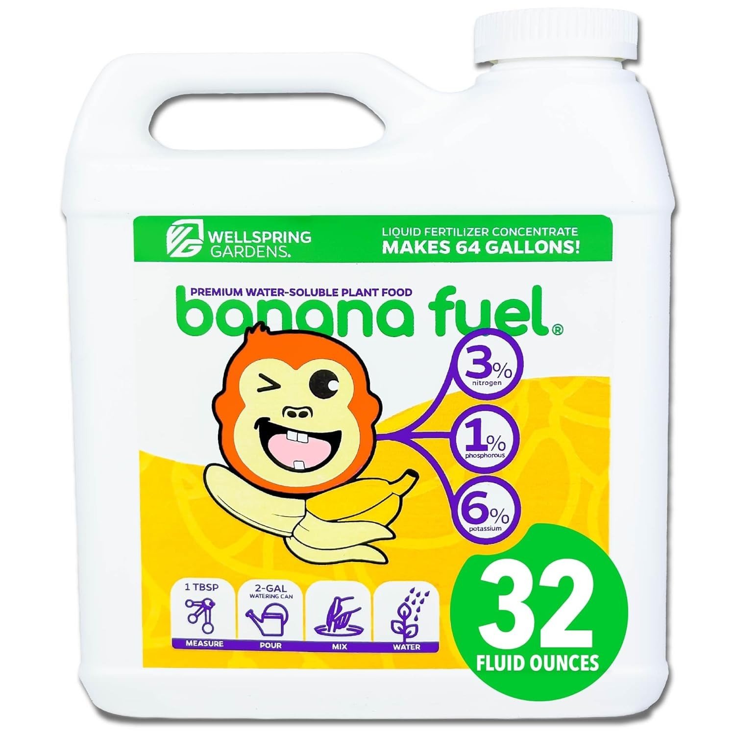 Banana Fuel Liquid Fertilizer - Plant Fertilizer Concentrate - Plant Food