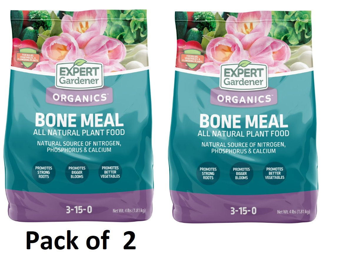 Expert Gardener Bone Meal Plant Food, 3-15-0 Fertilizer, 4 lb ( 2 Pack)
