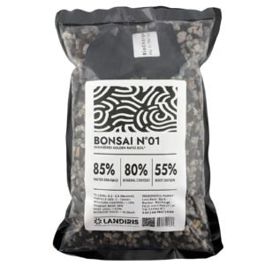 Bonsai Soil Mix | Pumice, Black Lava, Bark, Biochar | Fast Draining Grit | 2QT