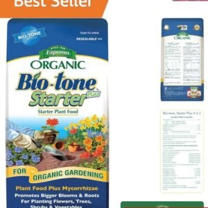 Organic Bio-Tone Starter plus 4-3-3 Natural & Organic Starter Plant Food with Bo
