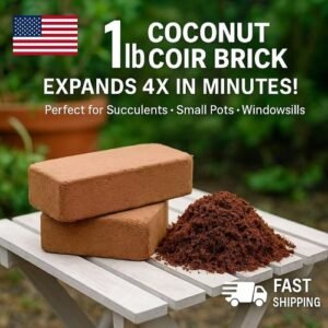 1-20 Packs 450G Organic Coco Coir Brick Coconut Fiber Garden Plant Growing Soil