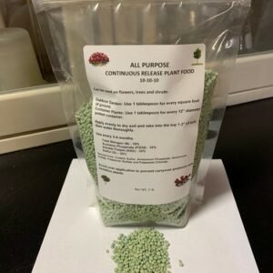 Fertilizer Continuous Release 10-10-10 Plant Food 2 lb Flower Vegetable Shrub