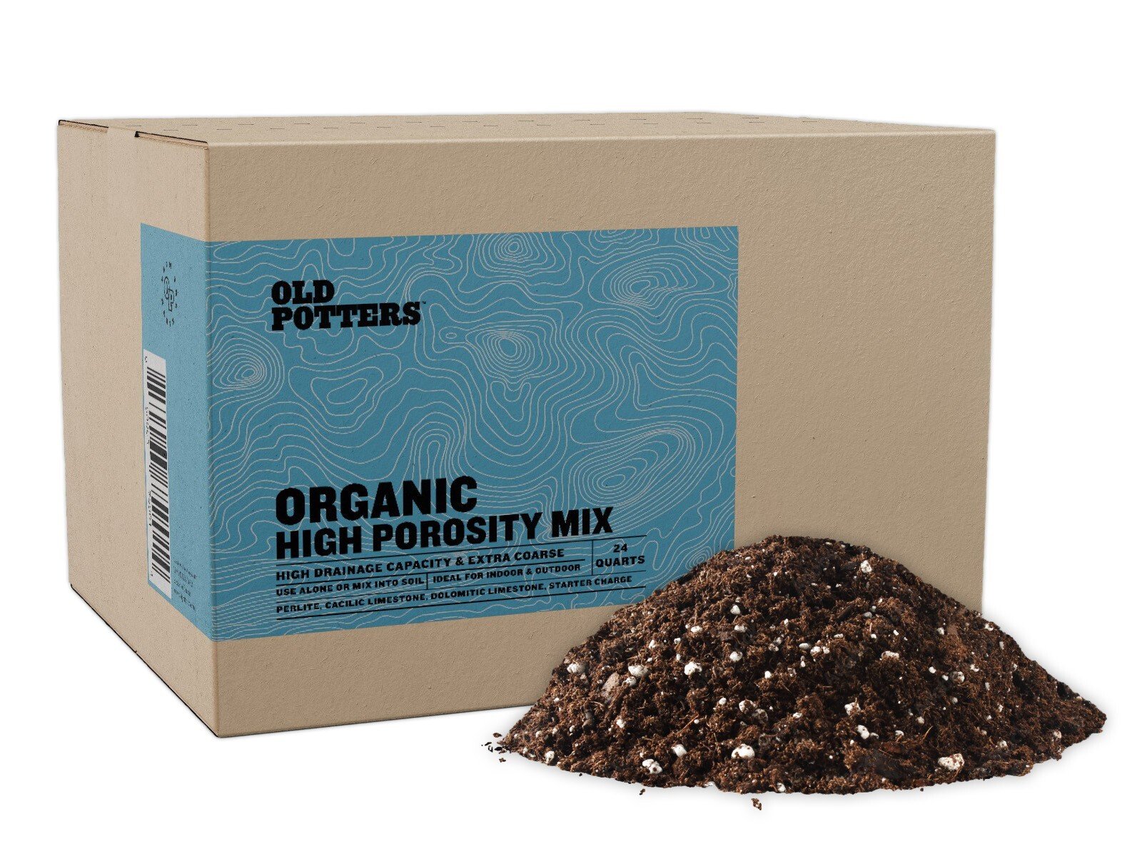 High Porosity Soil Mix, Enhanced with Peat Moss and Perlite, Perfect for Smaller