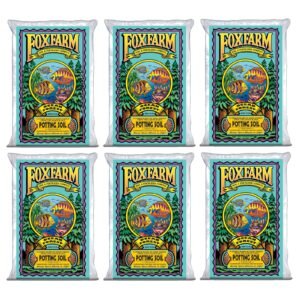 FoxFarm Ocean Forest Ready-to-Use Potting Soil, 1.5cu ft, Pack of 6
