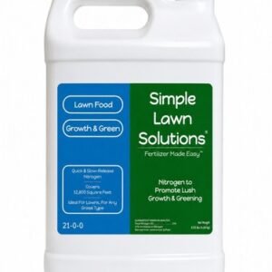 Simple Lawn Solutions 27–0–0 Liquid Lawn Fertilizer, 12,800sq Ft, 1 Gallon, NEW