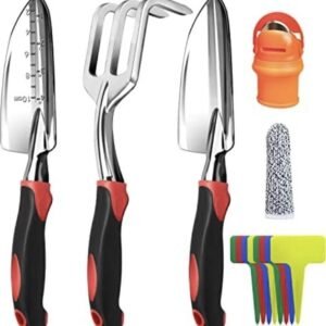 Garden Tool Set, 5 PCS Heavy Duty Gardening Tools