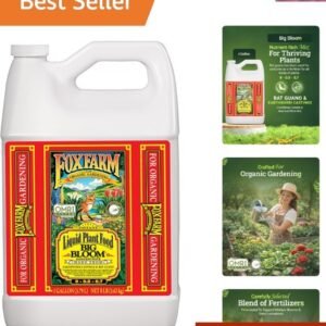 Fox Farm Big Bloom Liquid Plant Food - Organic Bloom Fertilizer for Flowering...
