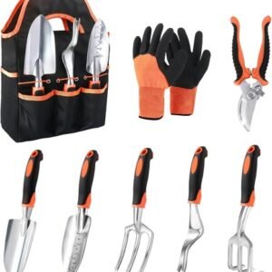 Gardening Tools Set with good quality handles, Heavy Duty Garden Tool Set