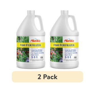 (2 pack) Alaska Fish Fertilizer 5-1-1 Plant Food, 1 gal