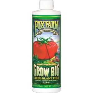 FoxFarm Grow Big 1 Pt. 6-4-4 Liquid Plant Food FGBP FoxFarm Grow Big FGBP