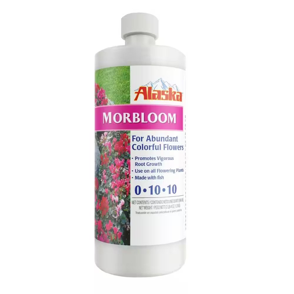 Alaska Morbloom 32 oz. (1 qt.) Liquid Flowering Plant Food Fertilizer Concentrat