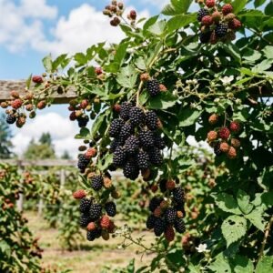 Blackberry Seeds - 100 Pieces - Ideal for Home Garden & Outdoor Planting