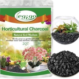 Legigo 2QT Horticultural Charcoal for Plants, Orchids & Terrariums