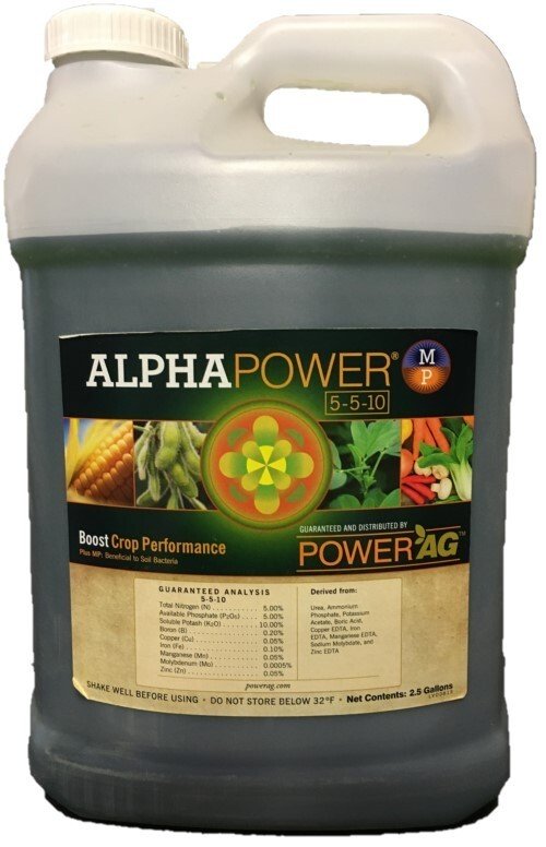 AlphaPower MP - 2.5 Gallons - Foliar fertilizer 5-5-10) NO SALES: CA