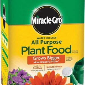 Miracle-Gro Water Soluble All Purpose Plant Food - Fertilizer For All Indoor or