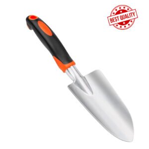 Heavy Duty Garden Hand Trowel Aluminum Alloy Digging Shovel Ergonomic Grip