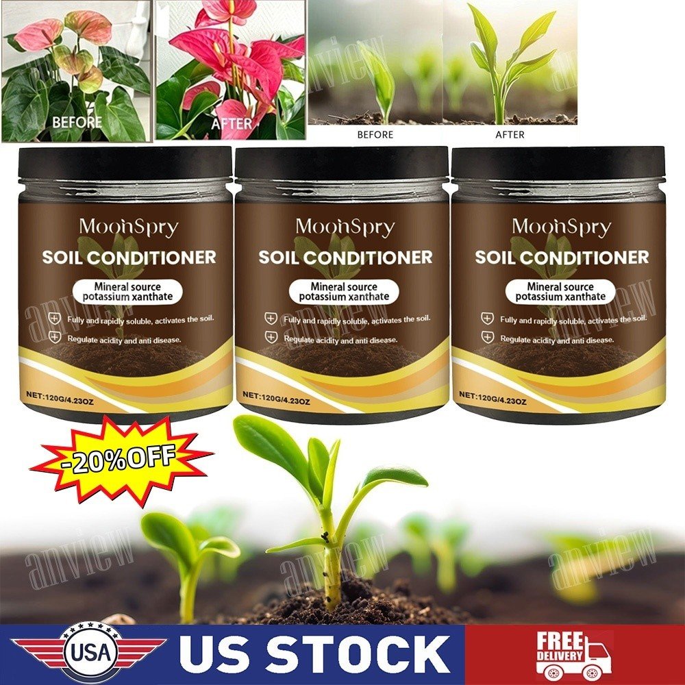 1/5Bottles Soil Activators,Organic Activators and Plant Fertilizers,Garden ~ HOT