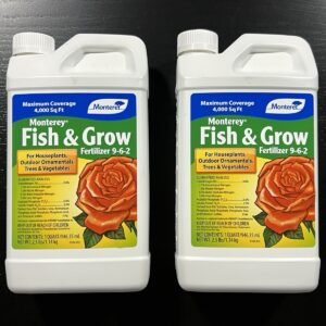 Monterey 12 qt. 16,000 sqft. Fish & Grow Organic Liquid Plant Fertilizer 9-6-2